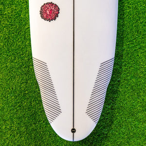 Oyster Catcher PU Series Surfboard - Clear/Pink