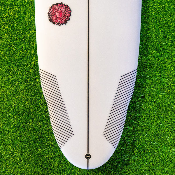 Oyster Catcher PU Series Surfboard - Clear/Pink
