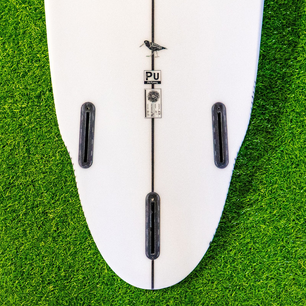 Oyster Catcher PU Series Surfboard - Clear/White
