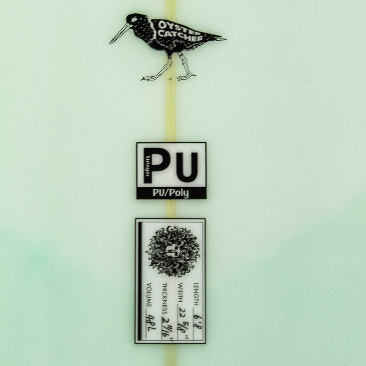 Oyster Catcher PU Series Surfboard - Columbia Blue