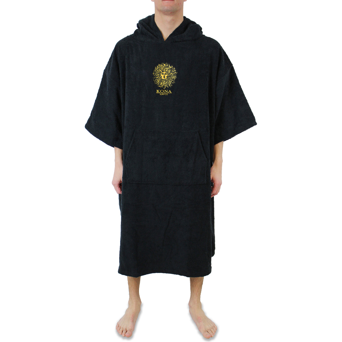 Changing Towel Surf Poncho - Black