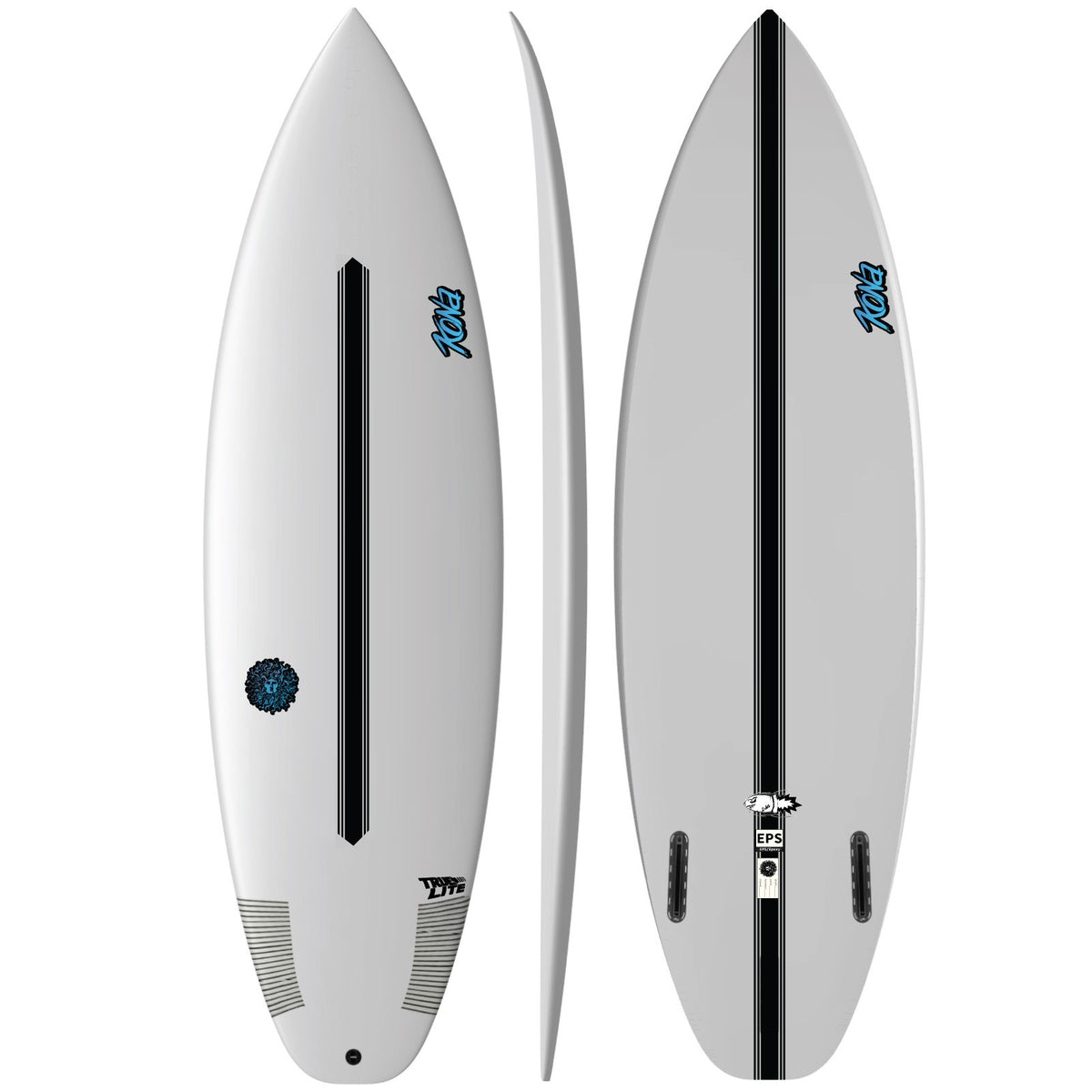 Bullet 2.0 EPS TrueLite Series Surfboard - Clear/Blue