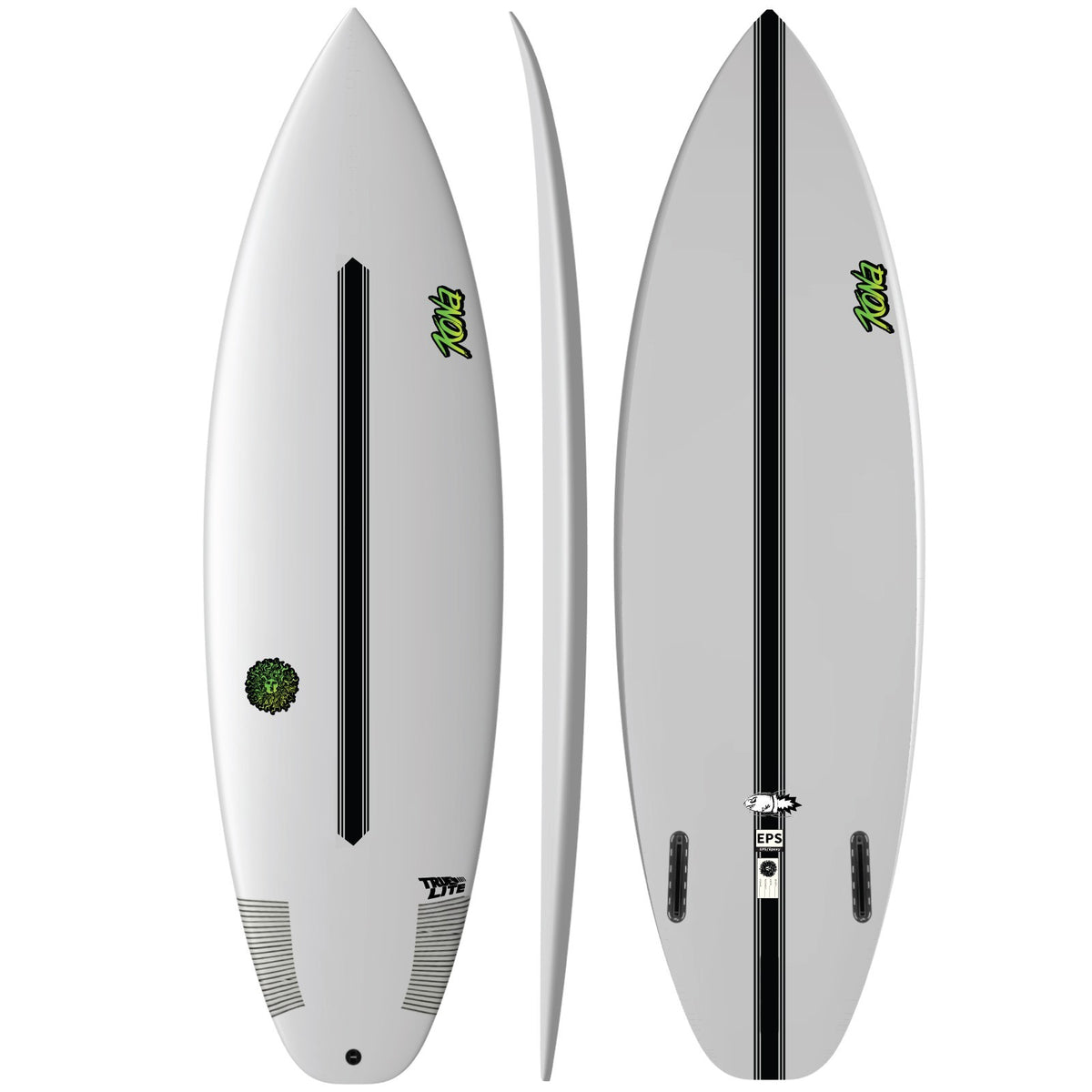 Bullet 2.0 EPS TrueLite Series Surfboard - Clear/Green
