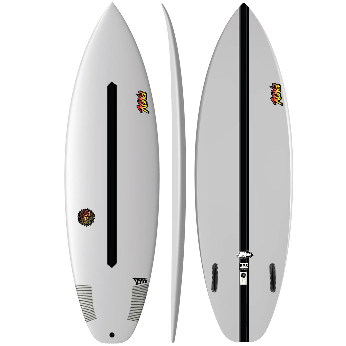 Bullet 2.0 EPS TrueLite Series Surfboard - Clear/Red
