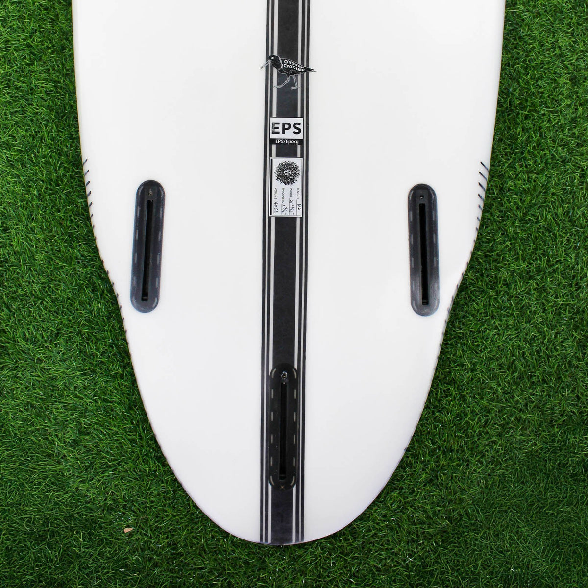 Oyster Catcher EPS Truelite Surfboard - Clear/Blue