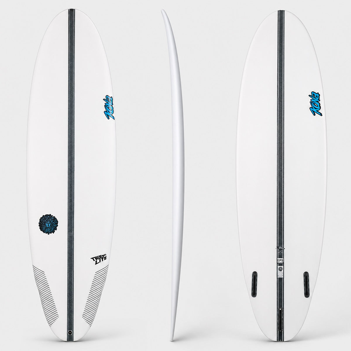 Oyster Catcher EPS Truelite Surfboard - Clear/Blue