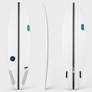 Oyster Catcher EPS Truelite Surfboard - Clear/Blue