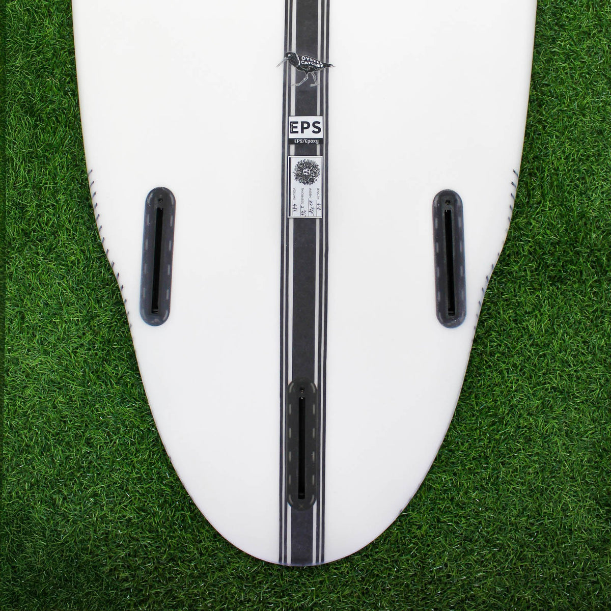 Oyster Catcher EPS Truelite Surfboard - Clear/Red