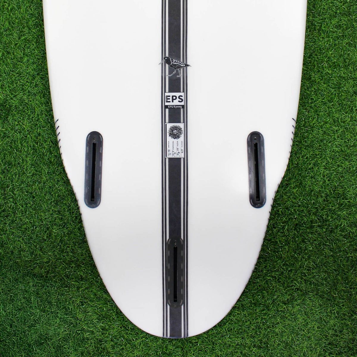Oyster Catcher EPS Truelite Surfboard - Clear/White