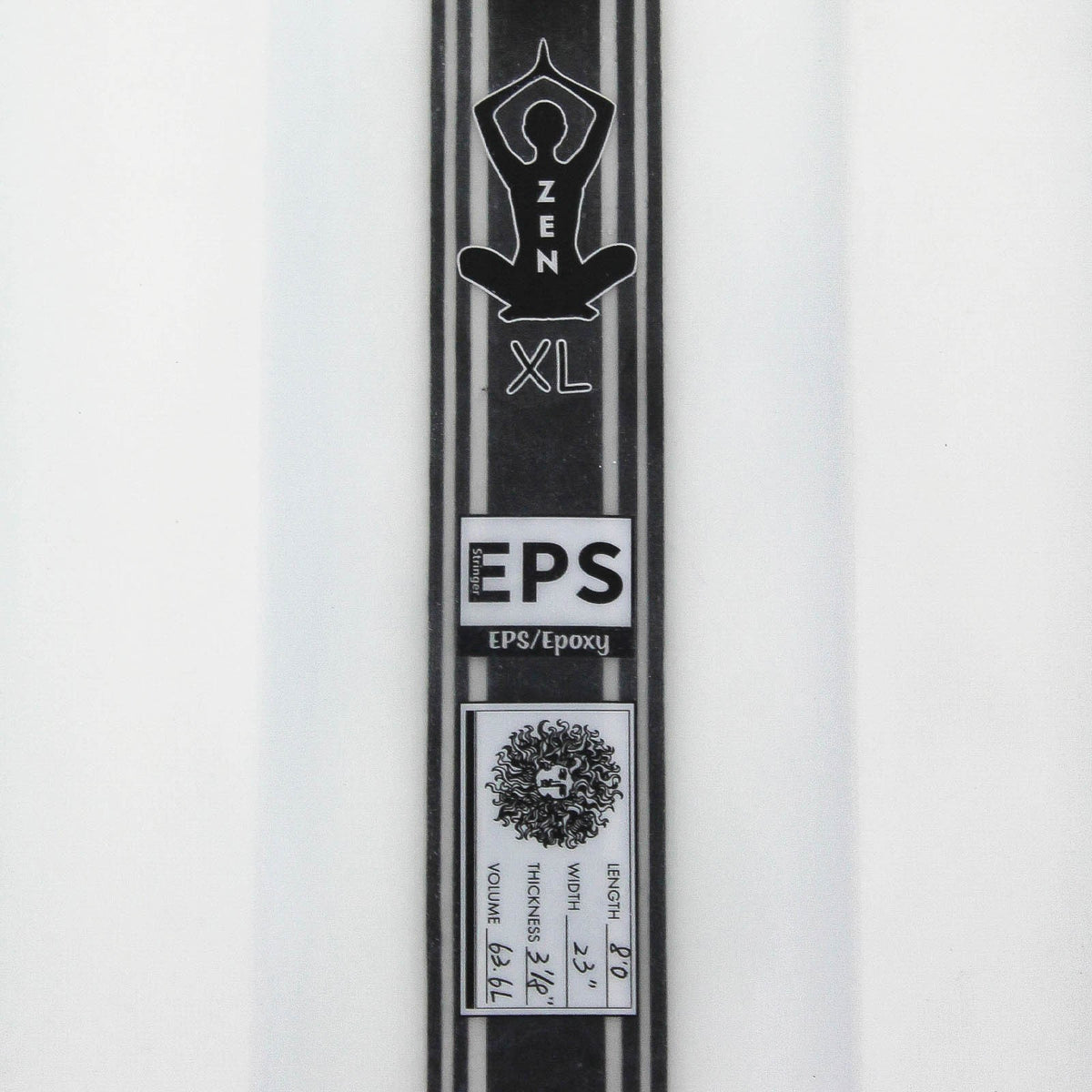 ZEN XL EPS Truelite Series Surfboard - Clear/Green