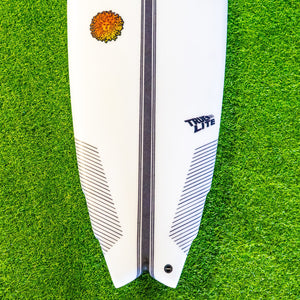 ZEN XL EPS Truelite Series Surfboard - Clear/Red