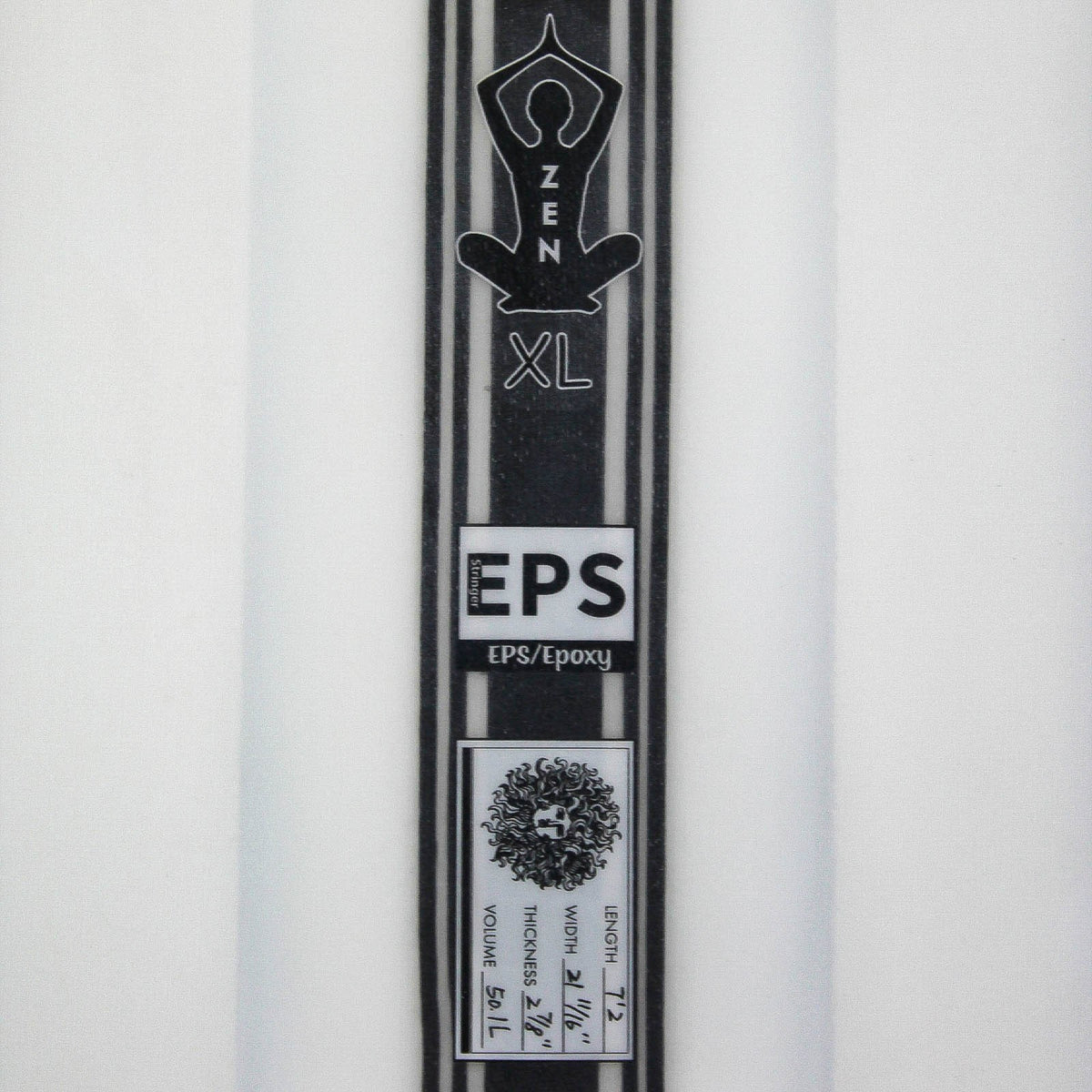 ZEN XL EPS Truelite Series Surfboard - Clear/White