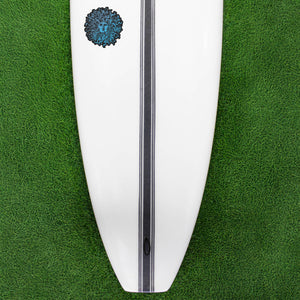 Hyper Mike EPS Truelite Series Surfboard - Clear/Blue
