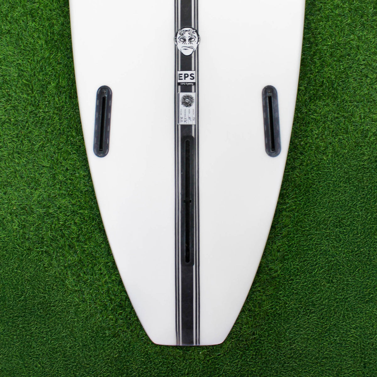 Hyper Mike EPS Truelite Series Surfboard - Clear/Red