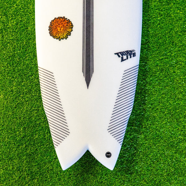 Zen EPS Truelite Series Surfboard - Clear/Red