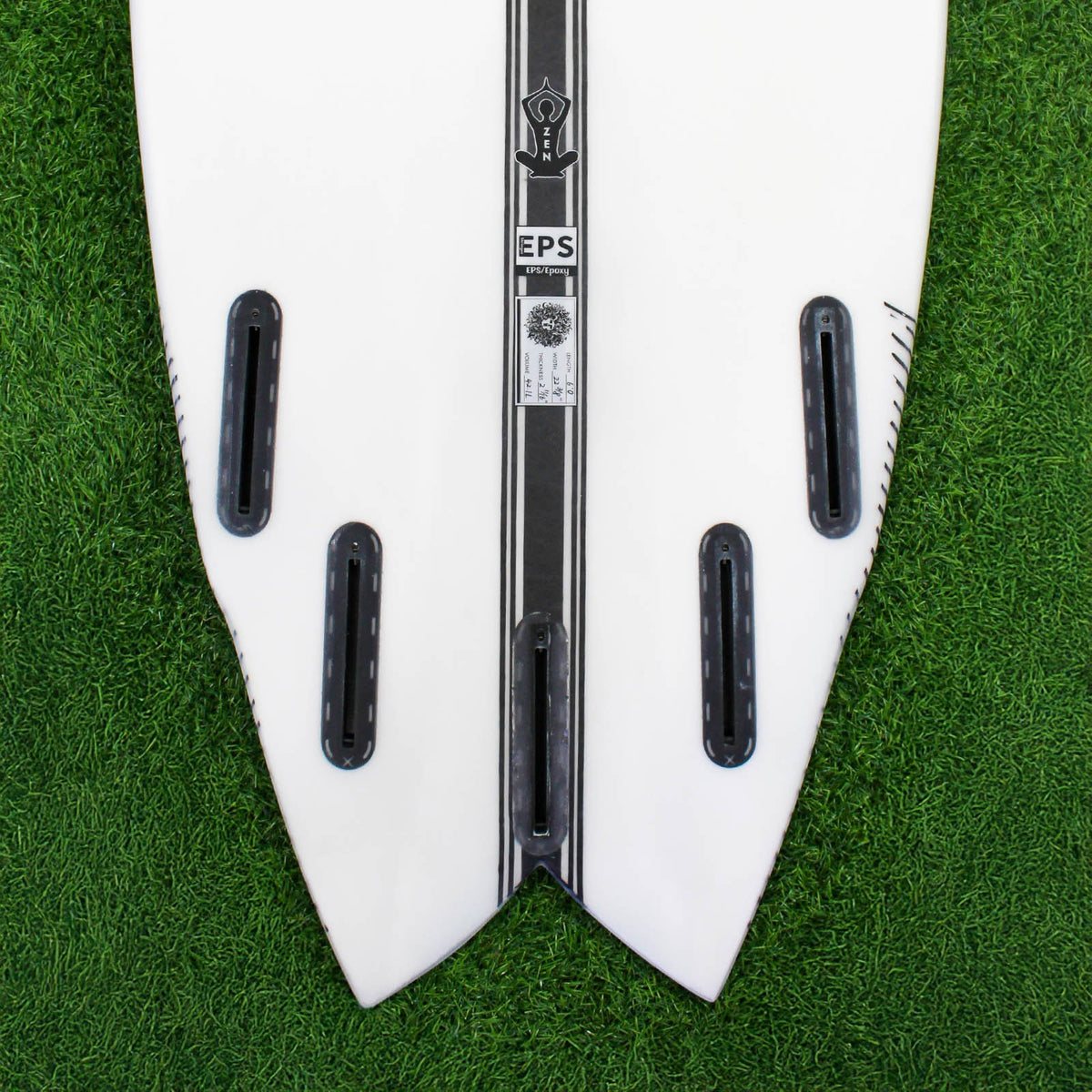 Zen EPS Truelite Series Surfboard - Clear/White