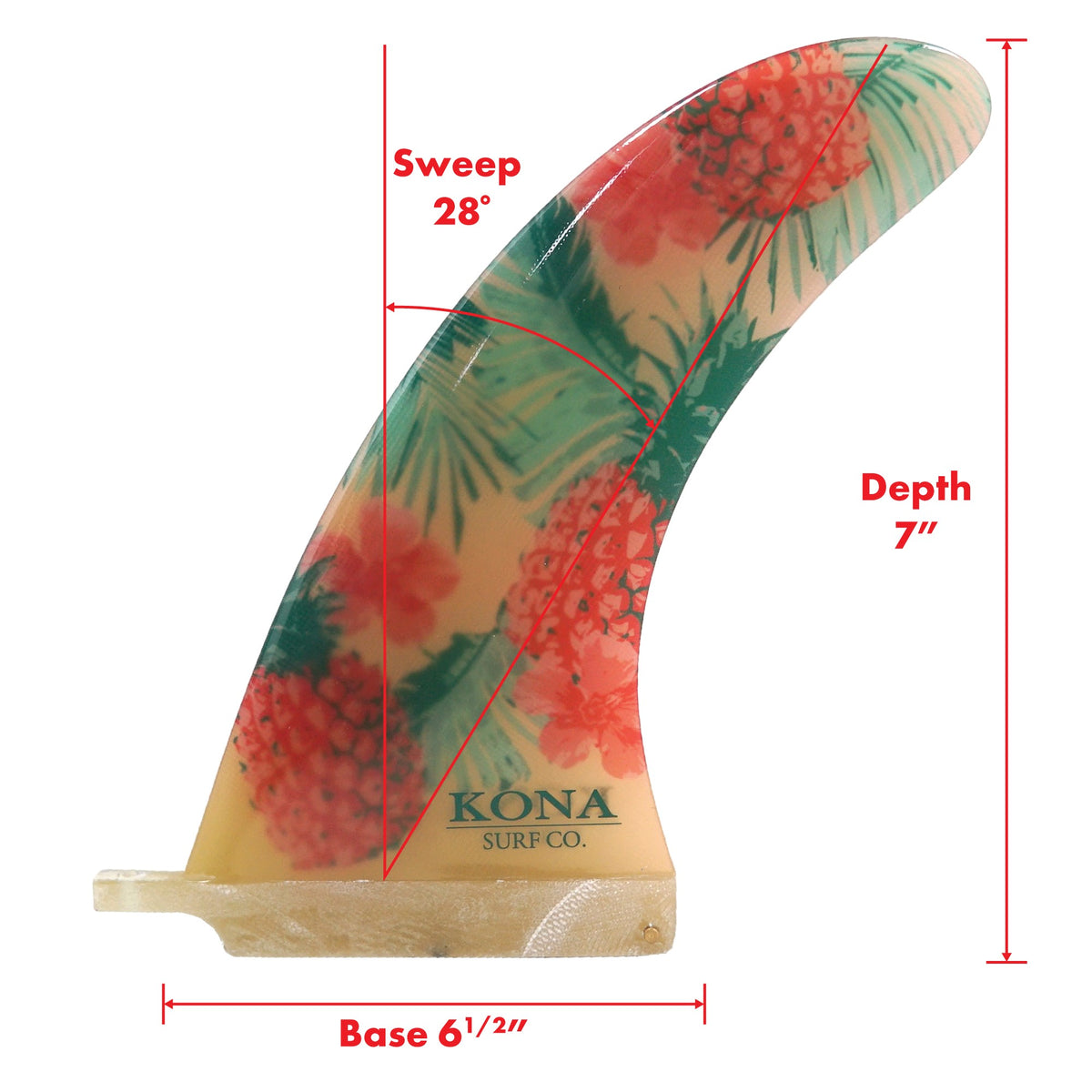 Classic Single Longboard Fins