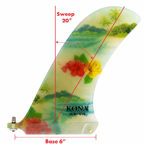 Pivot Single Longboard Fins