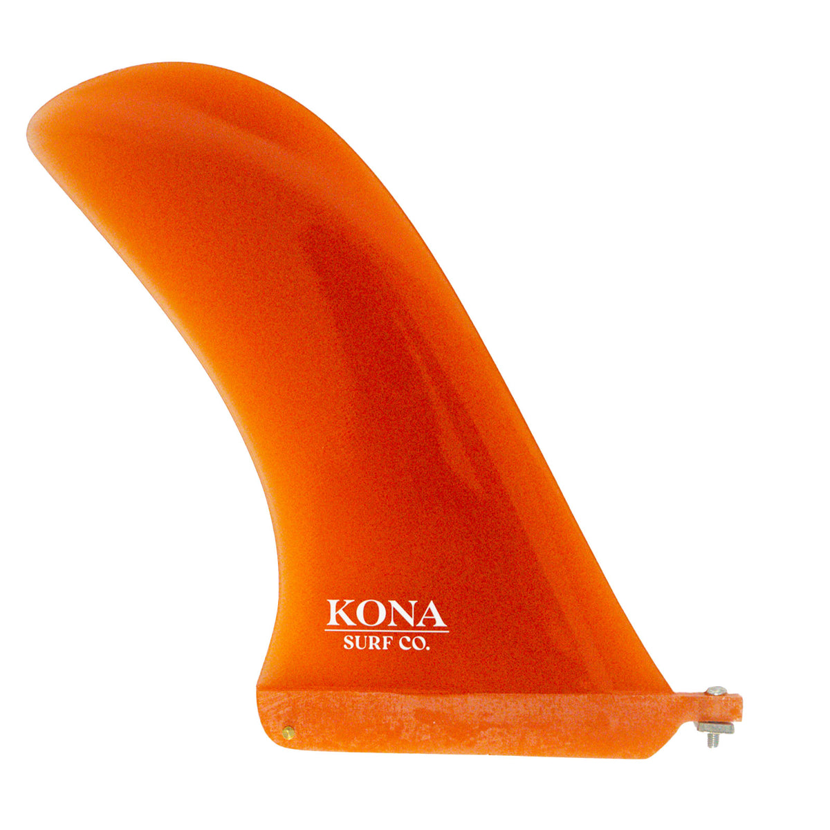 Pivot Single Longboard Fins - Trans Peach