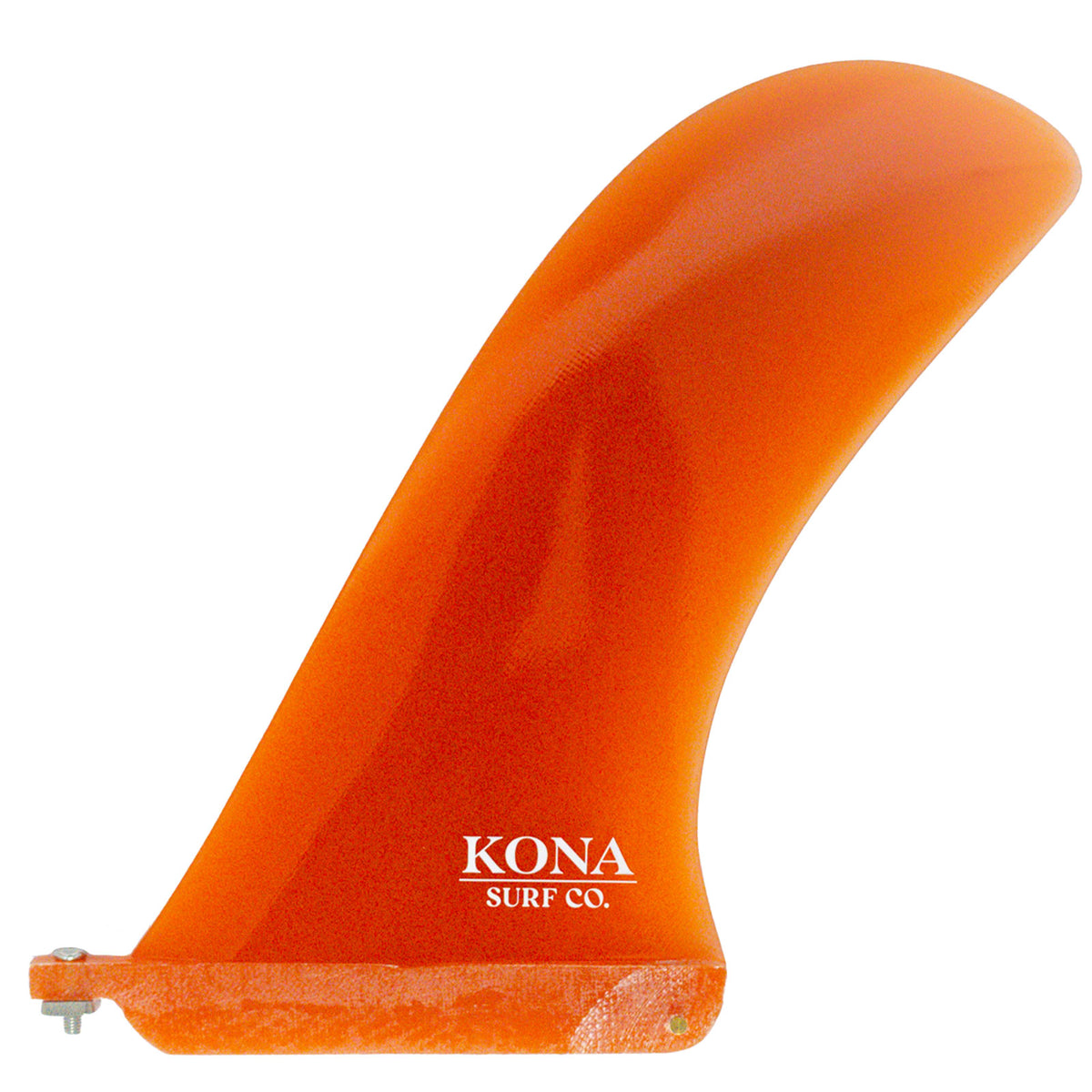 Pivot Single Longboard Fins - Trans Peach