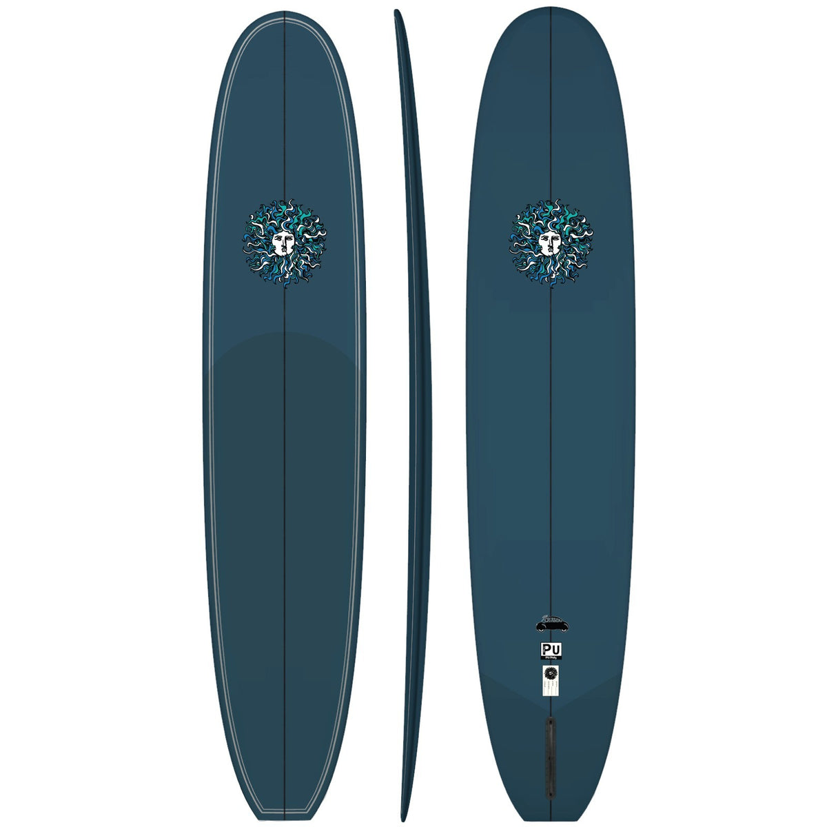 Cruiser PU Series Surfboard - Blue Jean