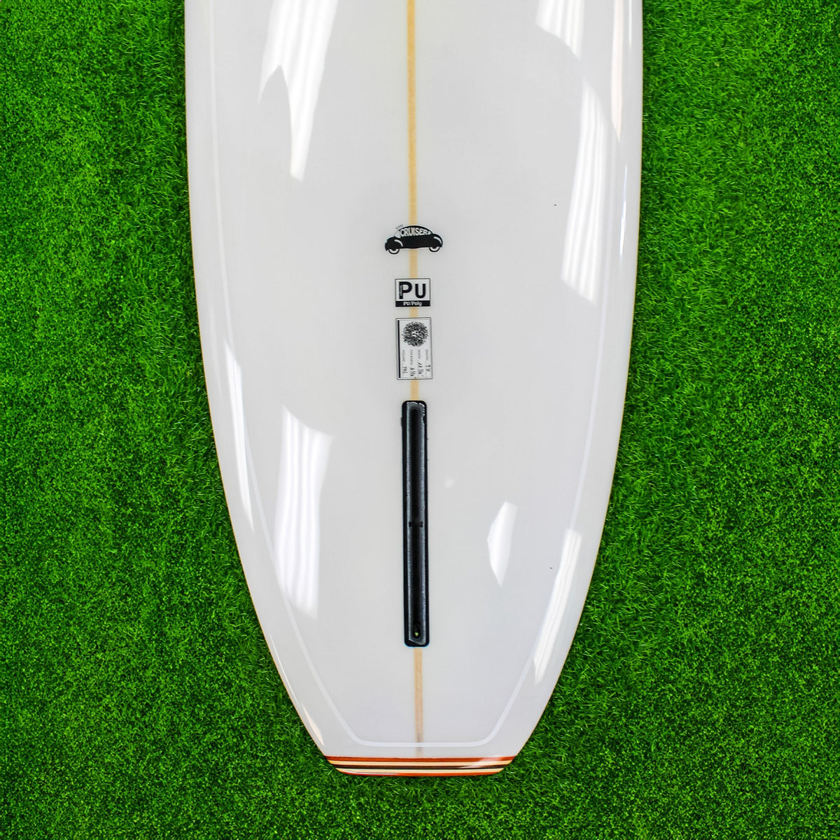 Cruiser PU Series Surfboard - Clear/Blocks