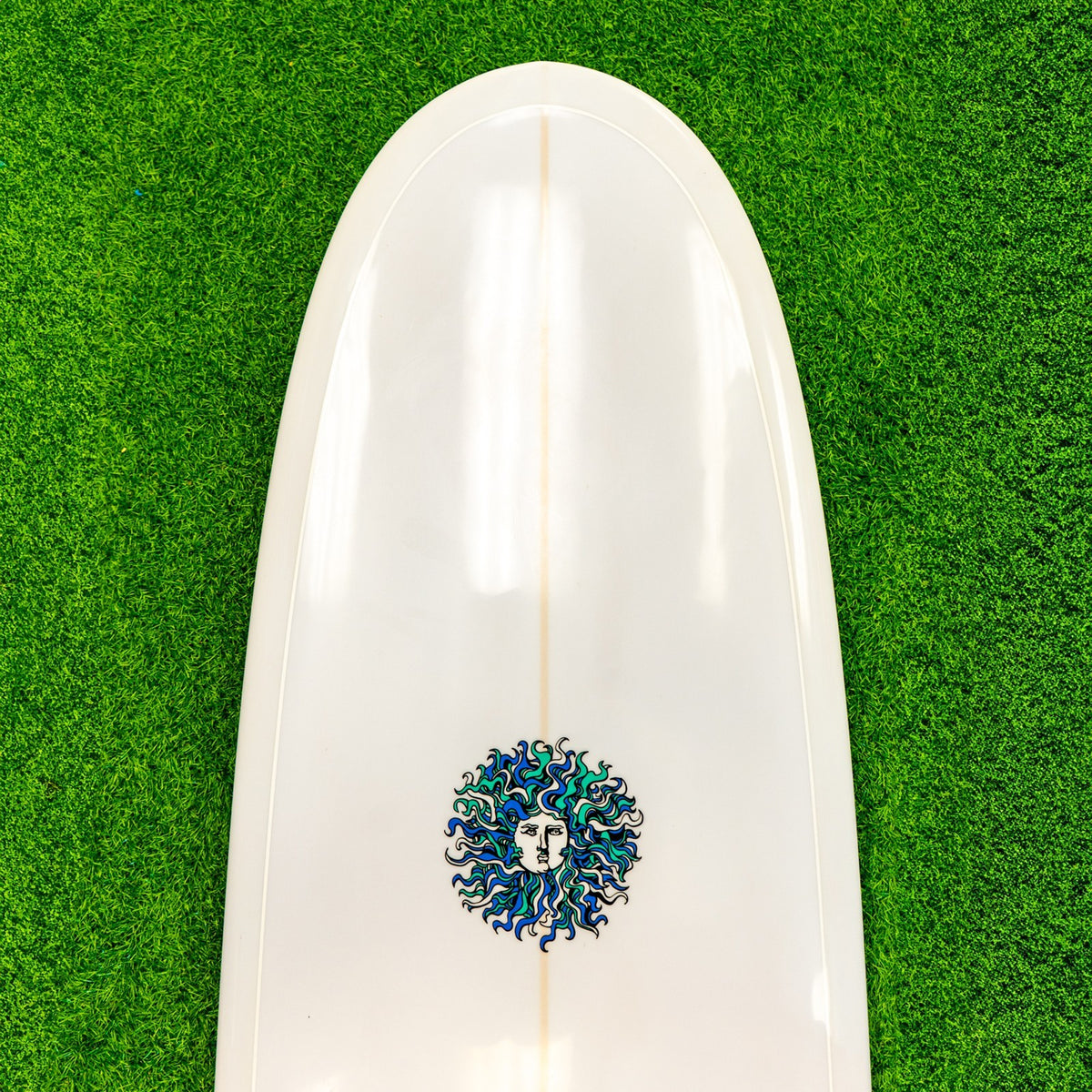 Cruiser PU Series Surfboard - White/Blue Sun