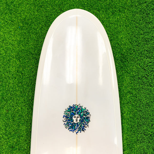 Cruiser PU Series Surfboard - White/Blue Sun