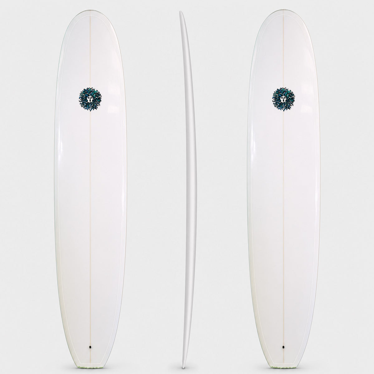 Cruiser PU Series Surfboard - White/Blue Sun
