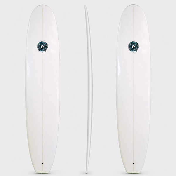 Cruiser PU Series Surfboard - White/Blue Sun
