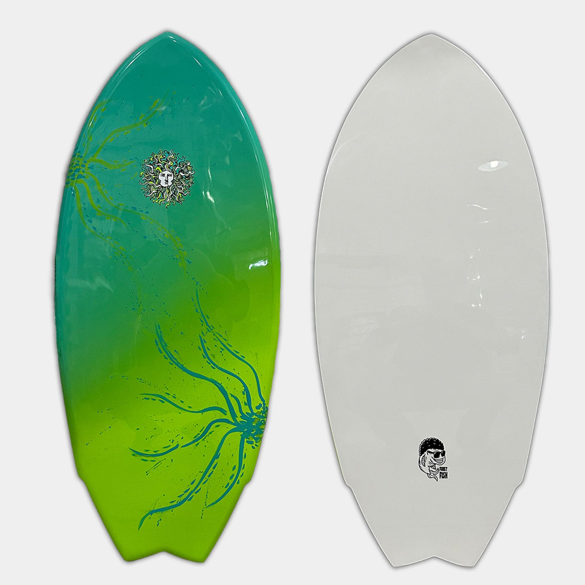 Funky Fish Skimboard - Blue/Lime