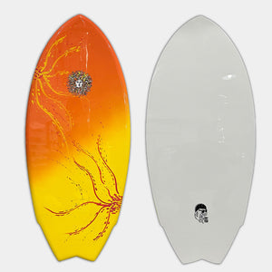 Funky Fish Skimboard - Orange/Yellow