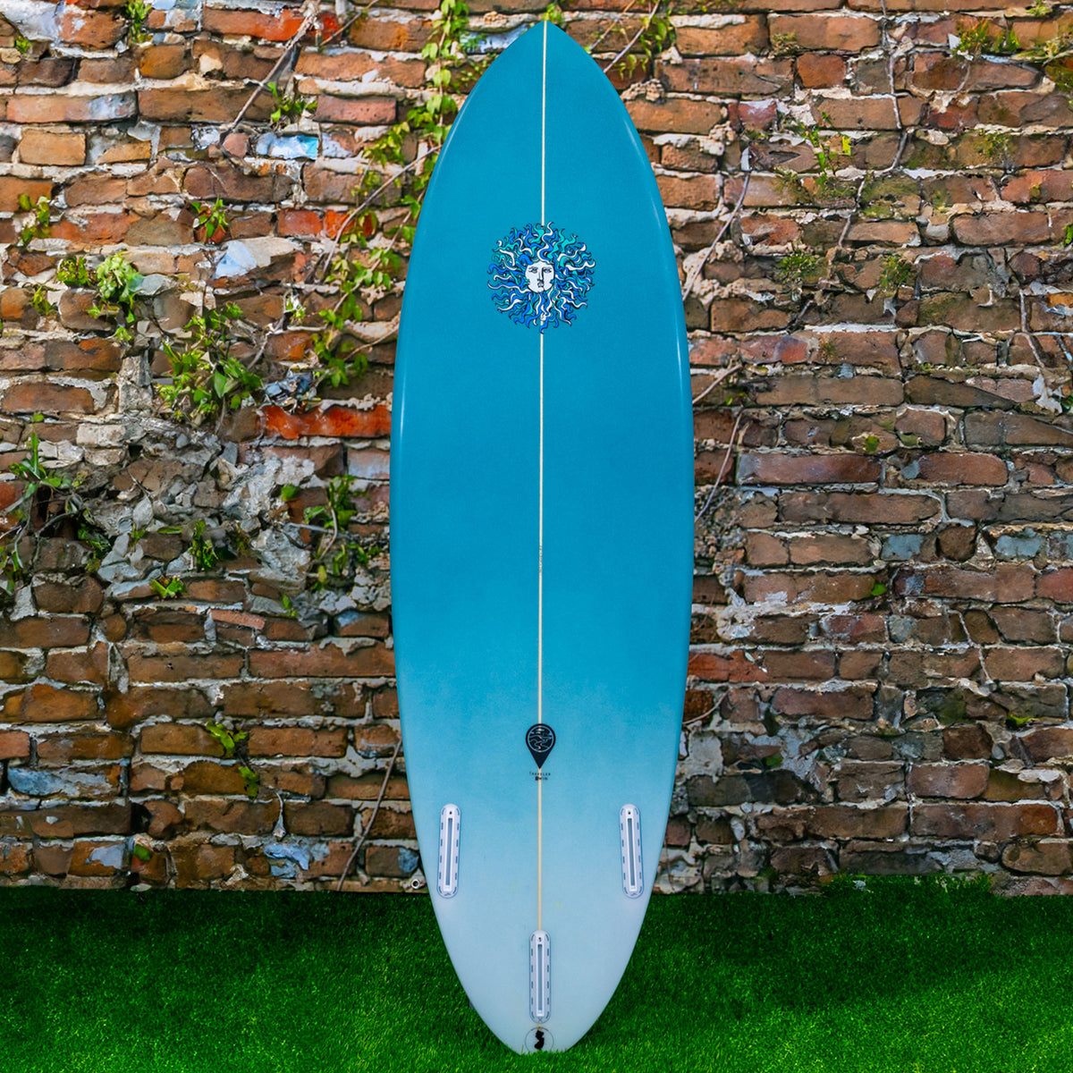 Traveler Twin PU Series Surfboard - Lt. Blue Fade