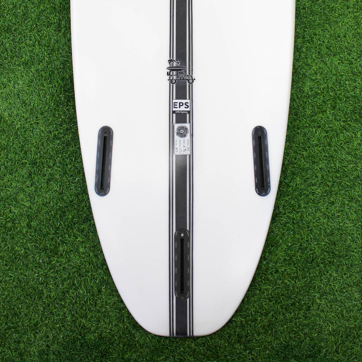 Everyday EPS Truelite Series Surfboard - Clear/Red