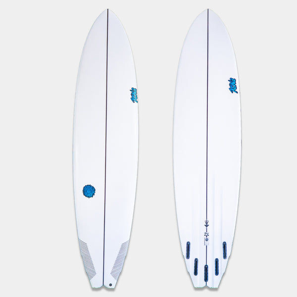 Zen XL PU Series Surfboard - Clear/Blue