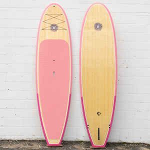 The Escape Standup Paddleboard Package - Bamboo/2T Pink/Bamboo