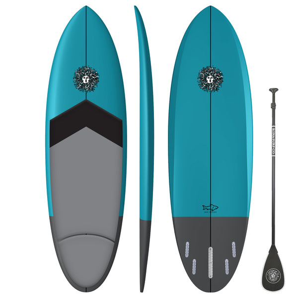 Wave Catcher Standup Paddleboard Package - Blue/Grey