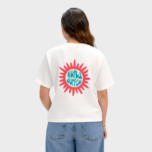 Sun Badge Womens T-Shirt - White