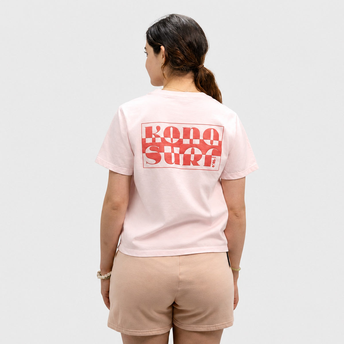 Coastal Club Puff Womens Midlength T-Shirt - Pink