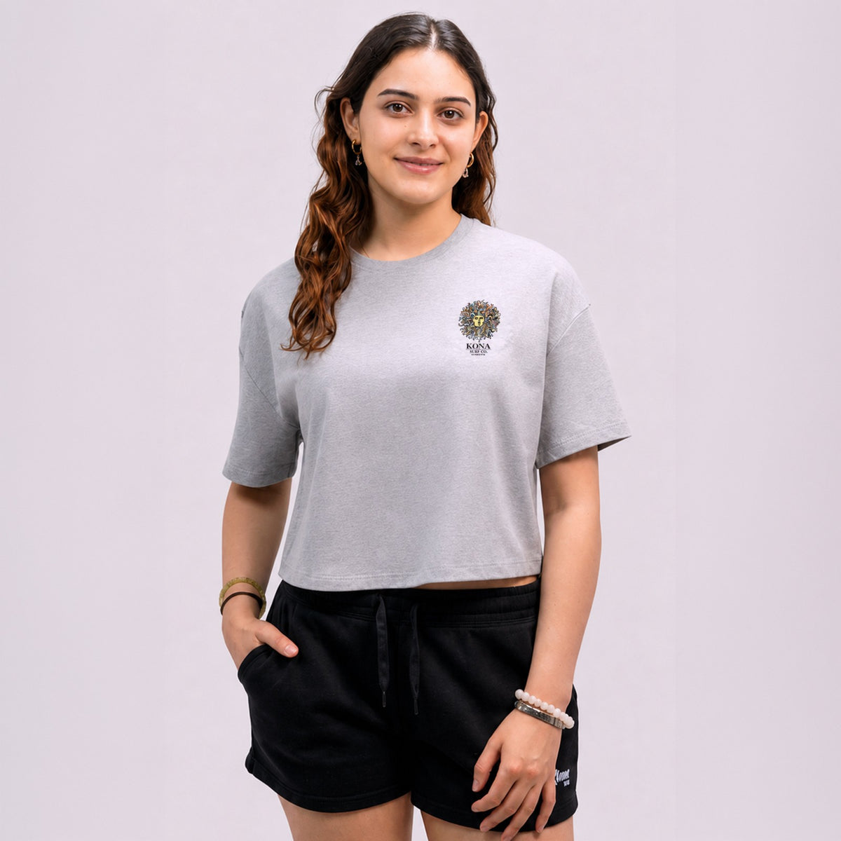Original Sun Womens Cropped T-Shirt