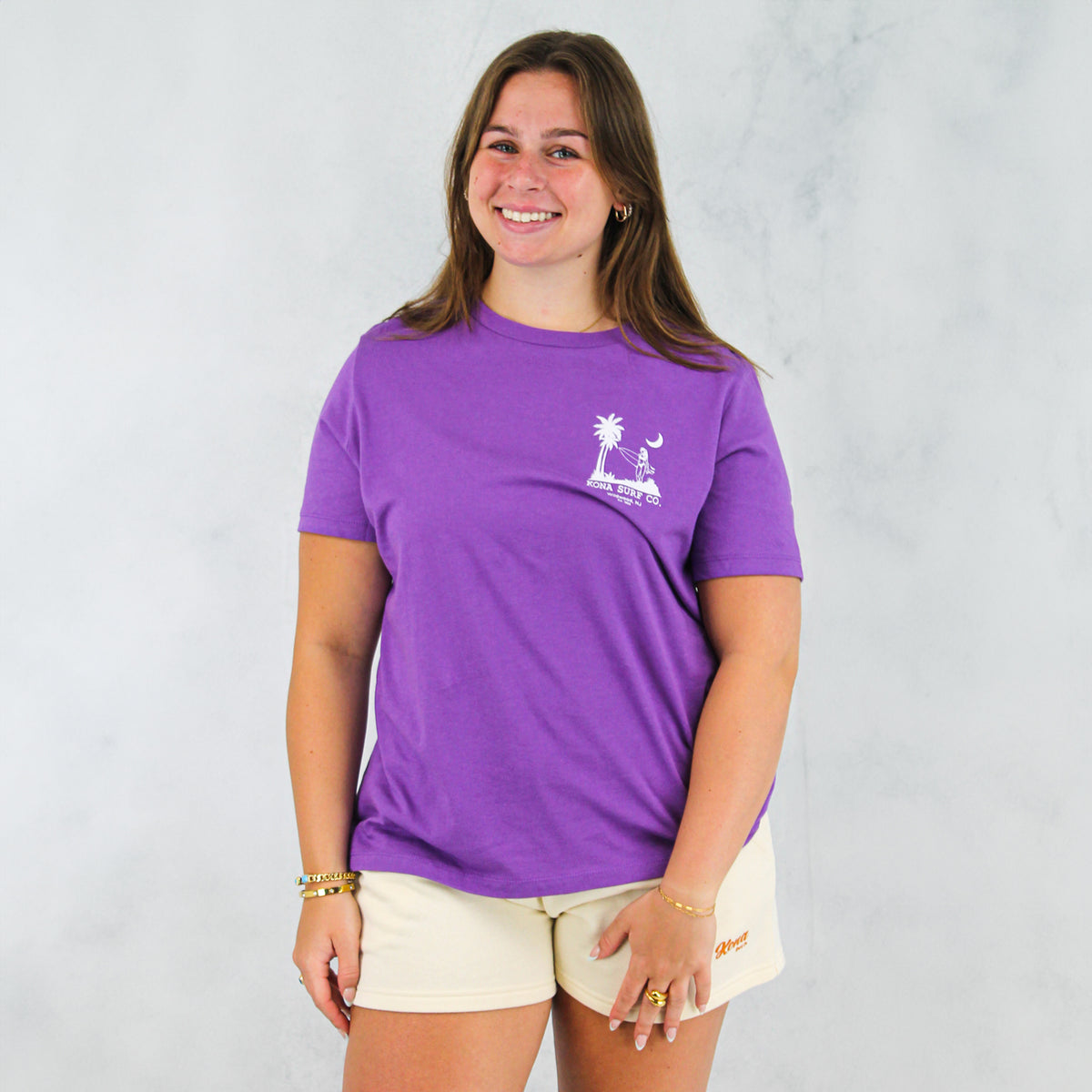 Moon Light Surf Womens T-Shirt