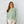 Summer Sunrise Womens Cropped Crew Sweatshirt - Pigment Sage