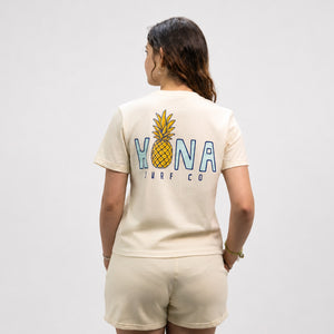 Livin Aloha 2 Womens Midlength T-Shirt - Natural