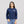 Sun Badge Womens Long Sleeve Shirt - Navy