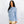 Follow the Waves Brush Womens Long Sleeve Shirt - Baby Blue