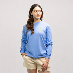 Endless Summertime Womens Long Sleeve Shirt - Carolina Blue