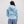 Vintage Womens Pullover Hoodie - Blue Aqua
