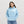 Vintage Womens Pullover Hoodie - Blue Aqua