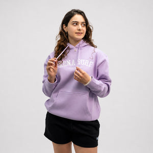 Vintage Womens Pullover Hoodie - Lavender