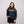 Vintage Womens Pullover Hoodie - Navy